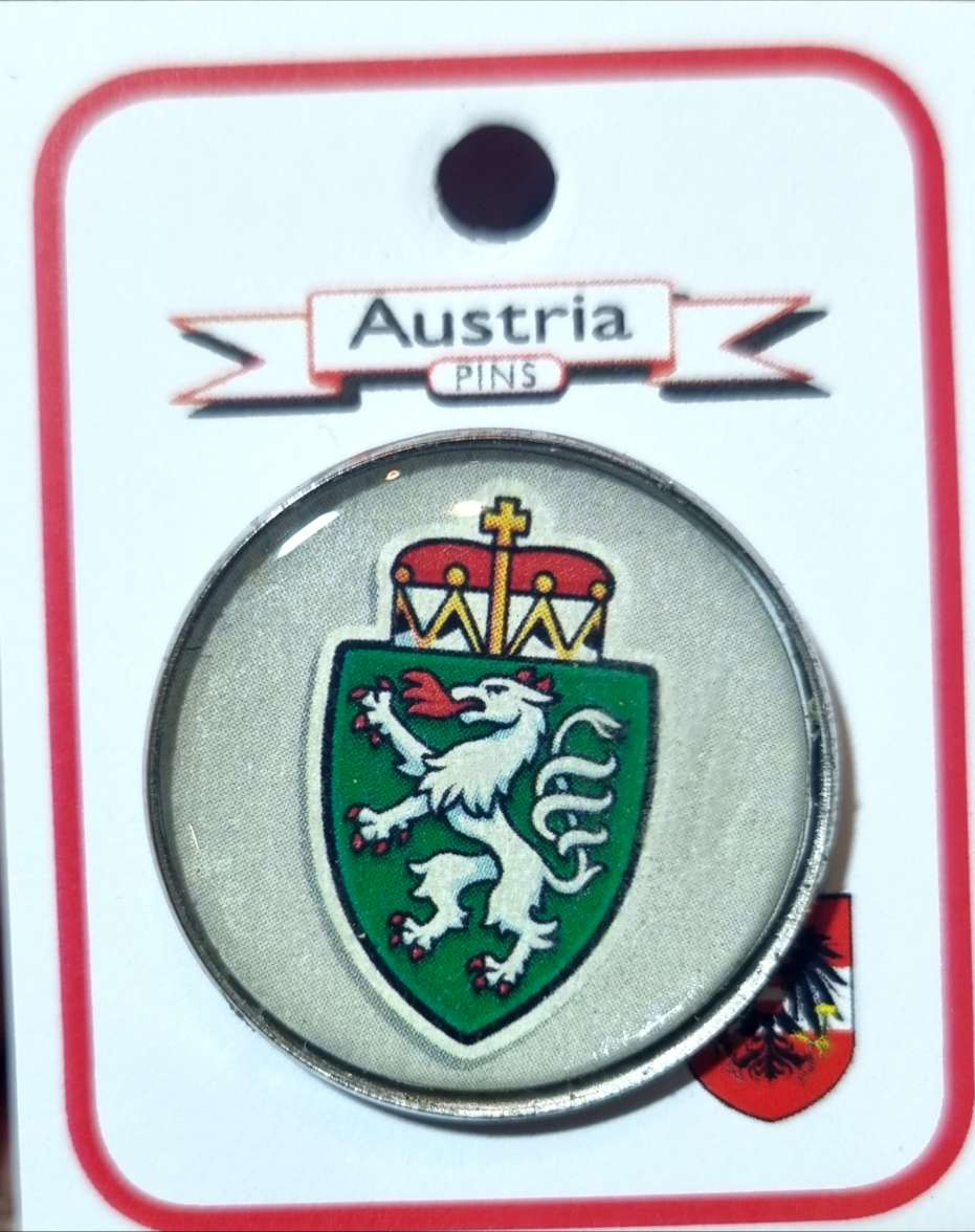 Graz -Styria- flag -pins-2.5cm-Stainless