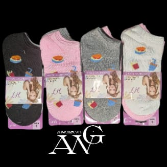 Women's Cotone Sneaker socks in a pack of 3 sizes 35/40
