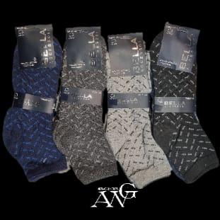 Men,s Cotone socks in a pack of 3 sizes 40/46