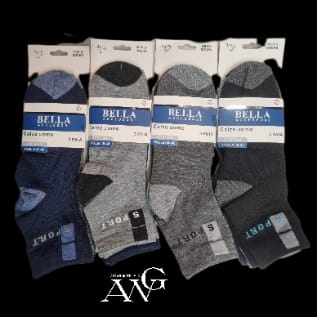 Men,s Cotone socks in a pack of 3 sizes 40/46