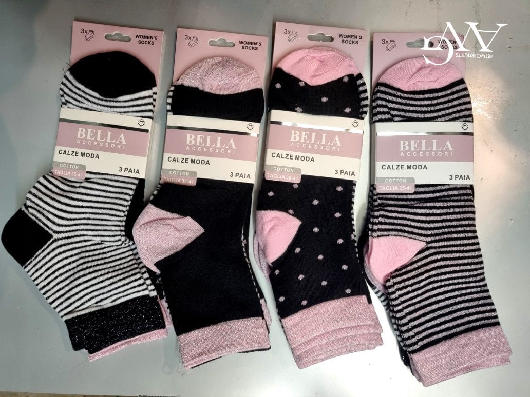 Women's Cotone socks in a pack of 3 sizes 35/40