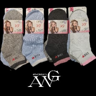 Women's Cotone Sneaker socks in a pack of 3 sizes 35/40