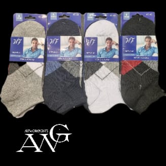 Men,s Cotone Sneaker socks in a pack of 3 sizes 40/46