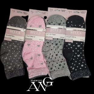 Women's Cotone socks in a pack of 3 sizes 35/40