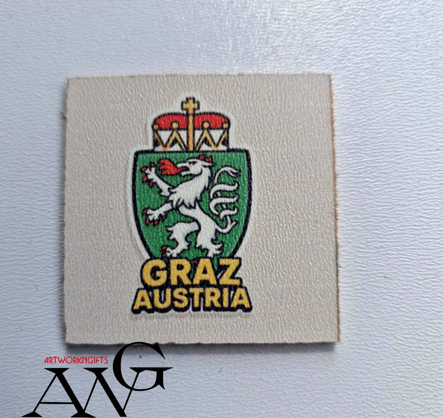 Graz coat of arms souvenir Handmade fridge magnet wholesale price