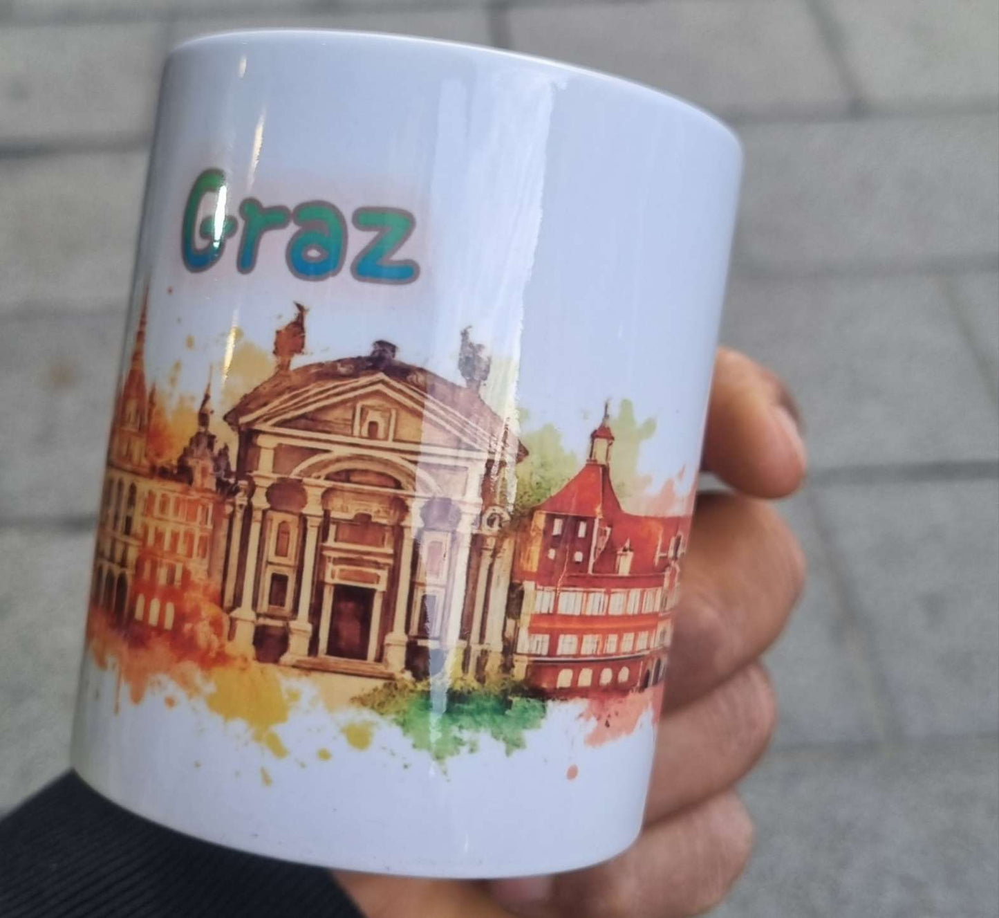 GRAZ Austria Skyline Mug,