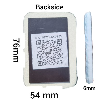 GRAZ .Tanz bei der Weikhard.Uhr fridge Magnet ceramic stone
