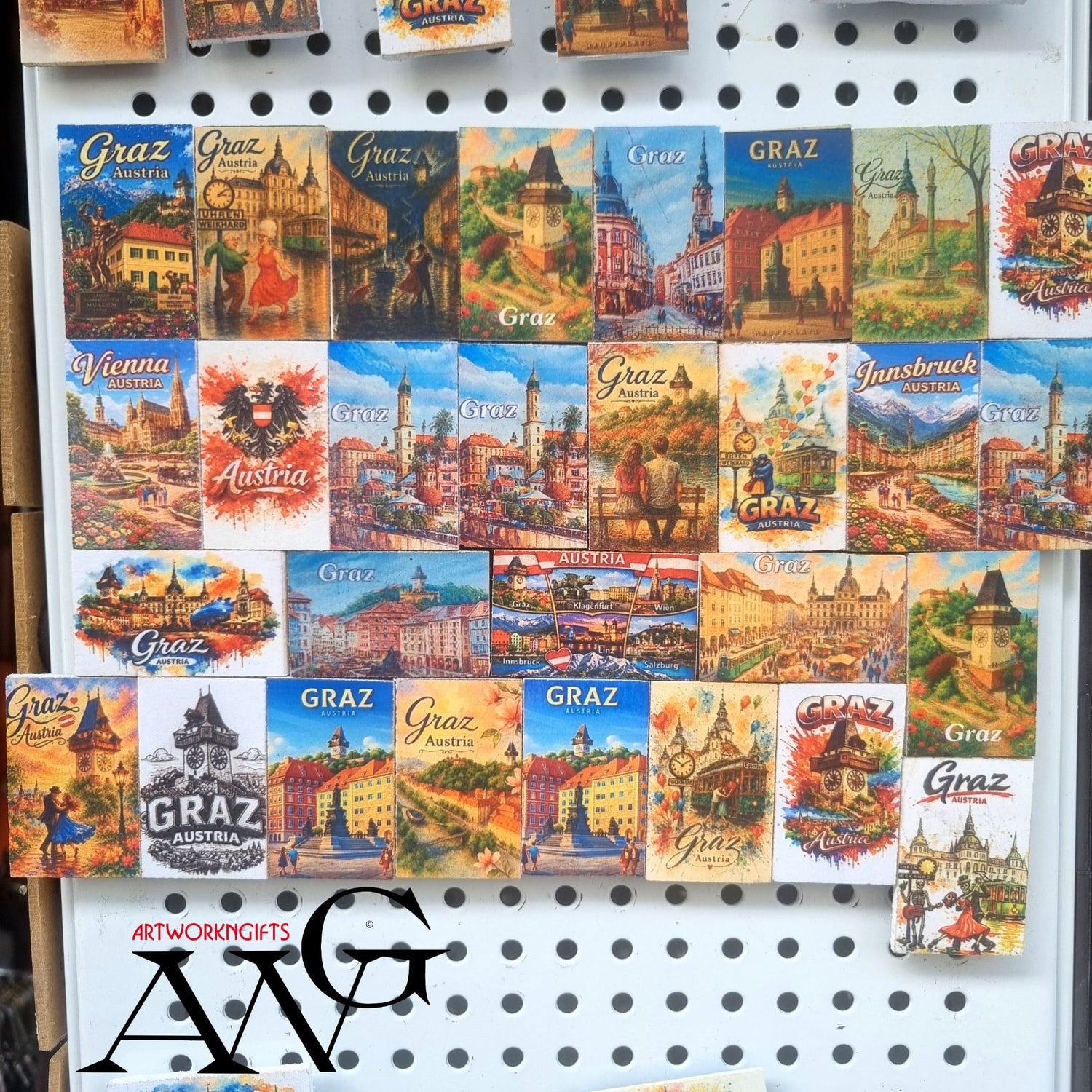 Austria... PVC refrigerator magnet - HD UV images, waterproof,