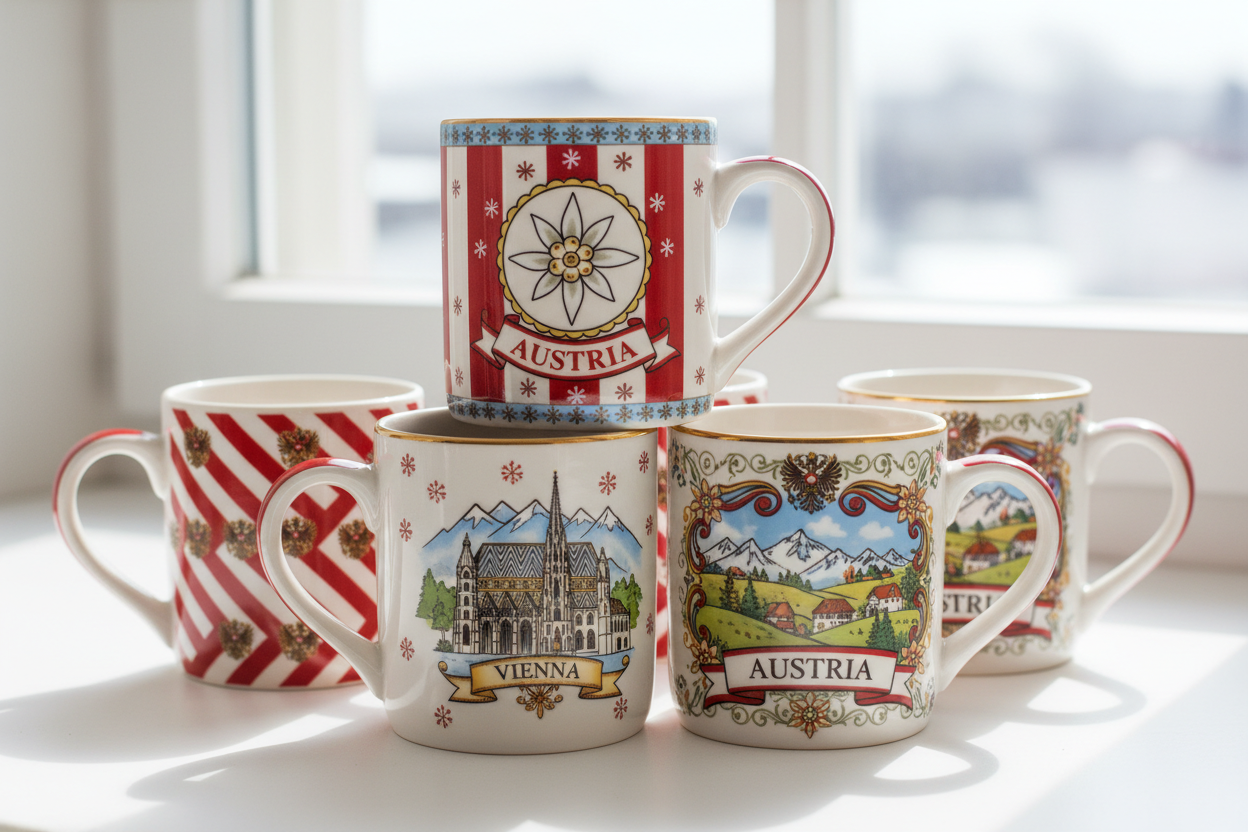 GRAZ AUSTRIA Souvenir coffee  mugs