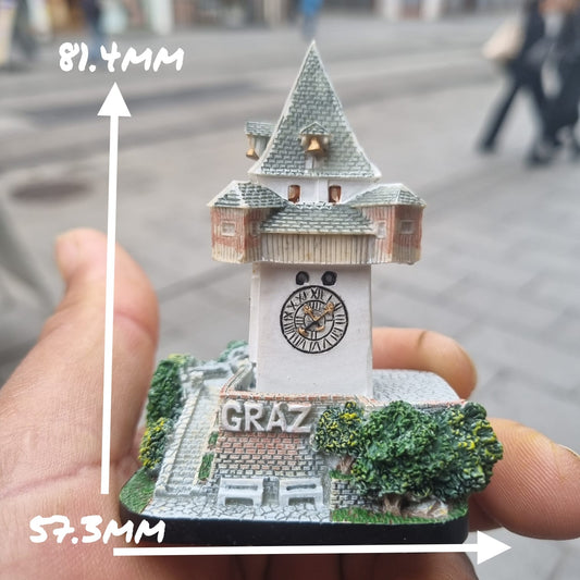 Graz Uhrturm 3d  Miniatur