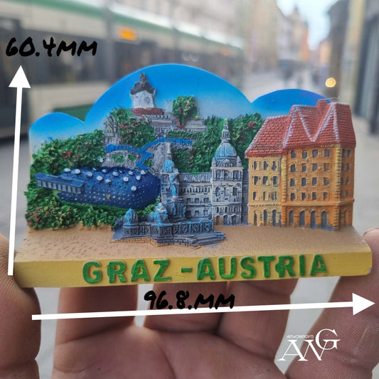 Graz Panorama fridge Magnet