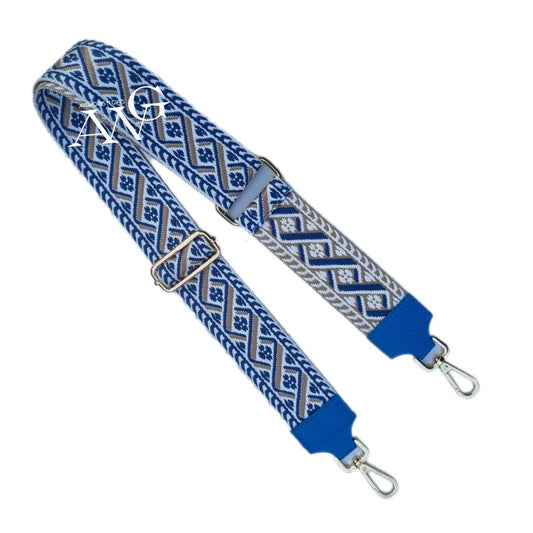 Handbag shoulder strap .Royal blue