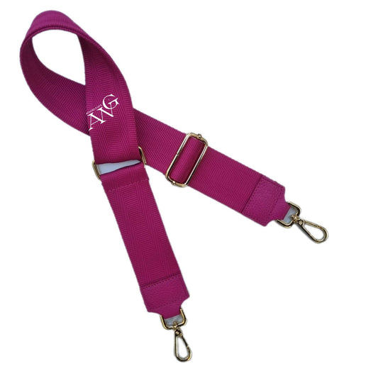 Handbag shoulder strap Fuchsia