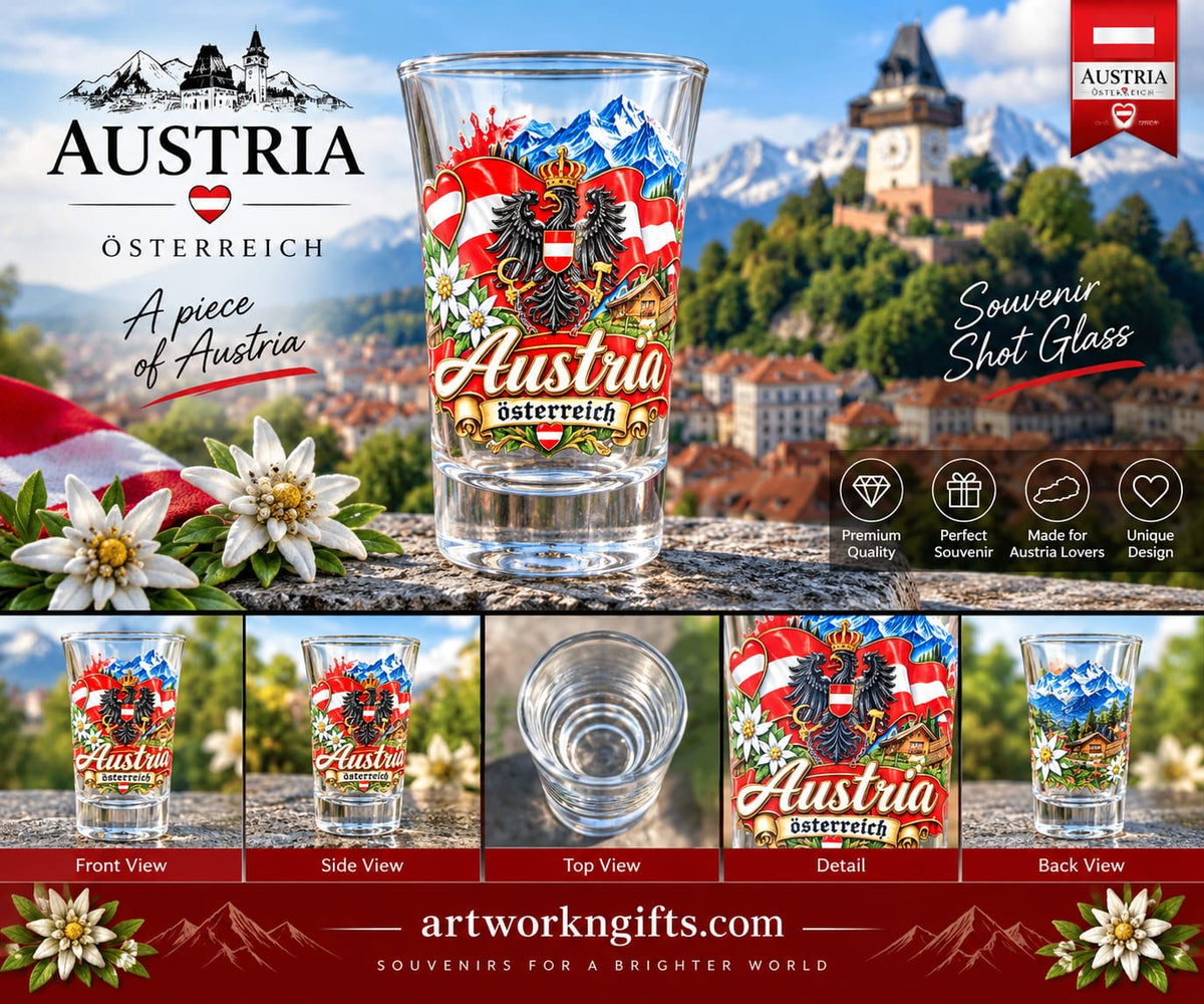 Graz Austria Souvenir Shot Glass – Uhrturm – 40 ml