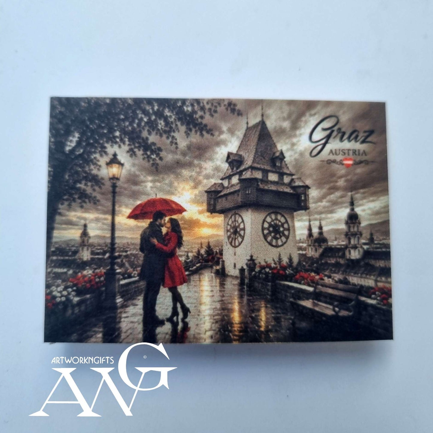 One more  romantic evening in Graz Austia... PVC refrigerator magnet - HD UV images, waterproof,3mmx5-5x6cm