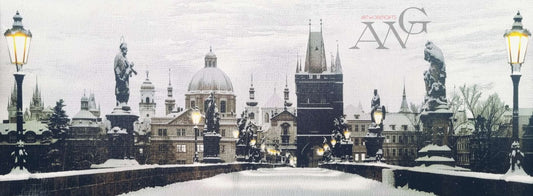 Prague City Watercolour painting on paper