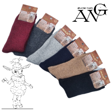 Women's Sheep's Wool Socks with 6 plain colors